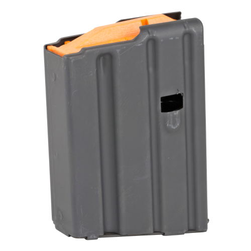 ASC 10RD .223/5.56 Stainless Steel AR15 Magazine - Black / Orange